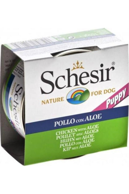 Schesir Jelly Tavuk Fileto Ve Aloe Vera Jöle İçinde Yavru Köpek Konservesi 150 GR  | SRC: Barcode: 8005852712639