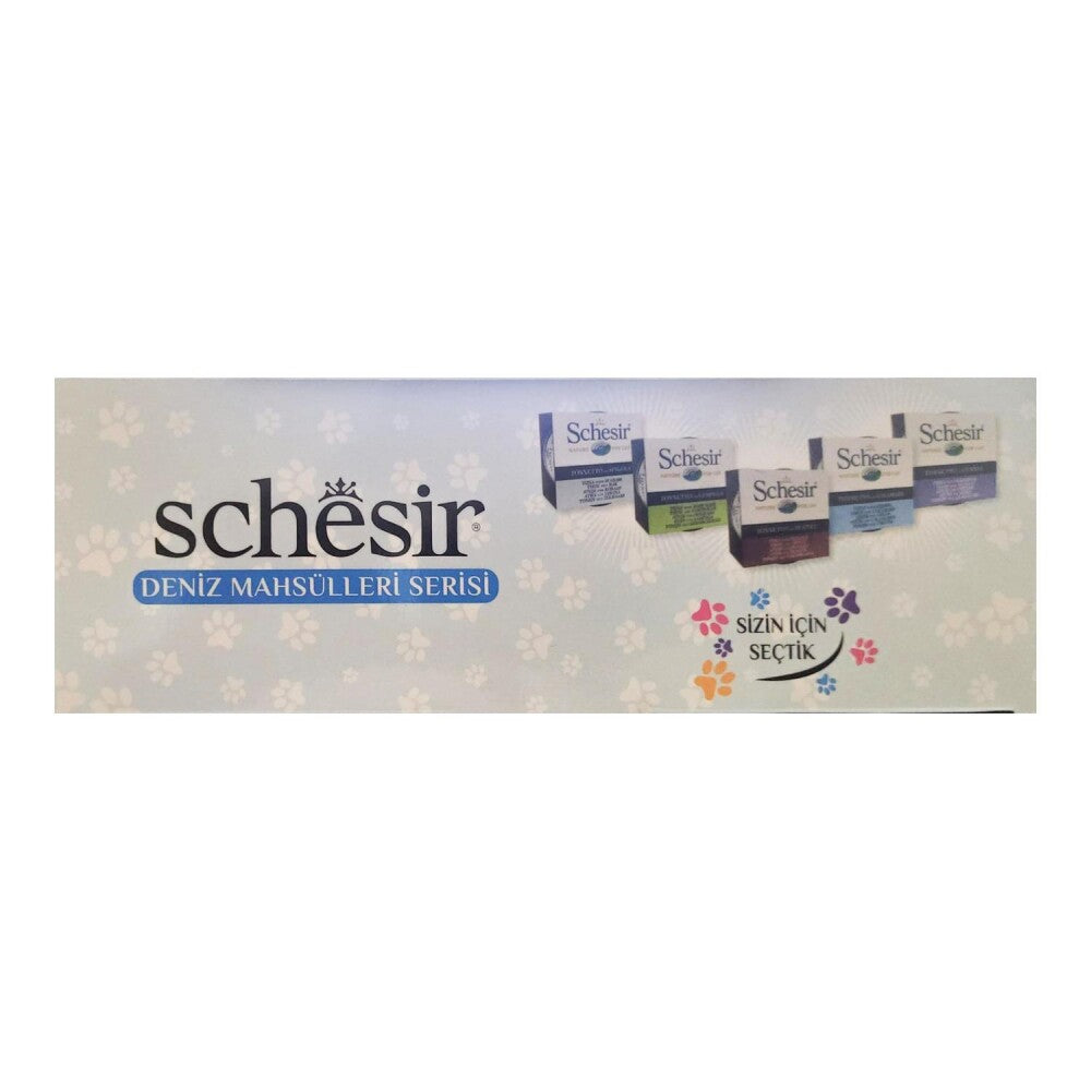 Schesir Pouch Deniz Mahsülleri Yetişkin Kedi Konservesi (6 Al 5 Öde) 85 GR  | SRC: Barcode: 8681612752093