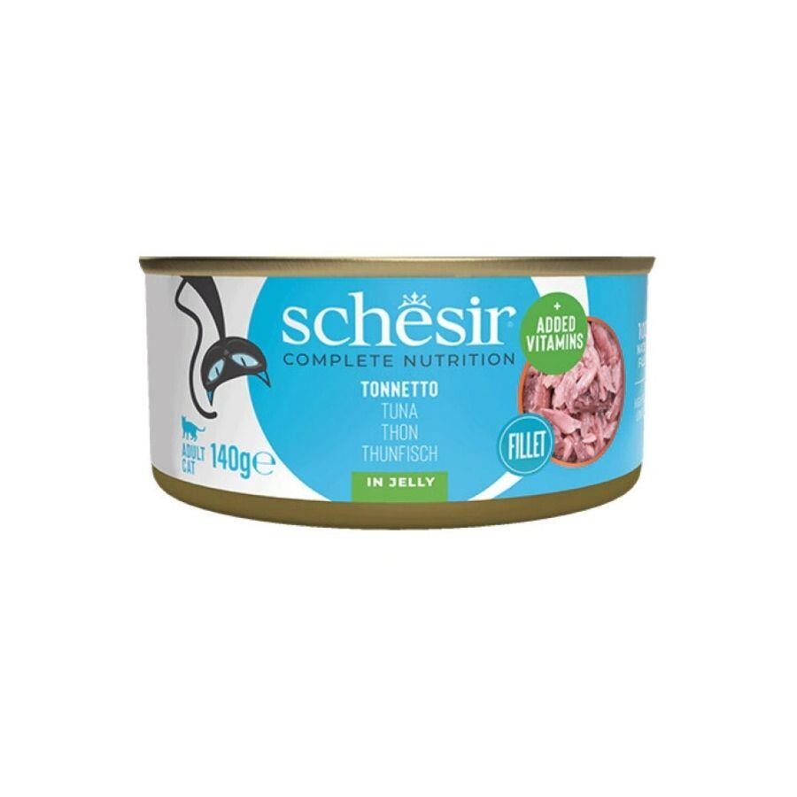 Schesir Jöle İçinde Ton Balıklı Yetişkin Kedi Konservesi 140 GR  | SRC: Barcode: 8005852270016
