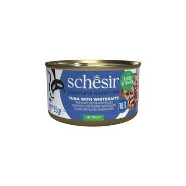 Schesir Jöle İçinde Ton Ve Ringa Balıklı Yetişkin Kedi Konservesi 85 GR  | SRC: Barcode: 8005852750037