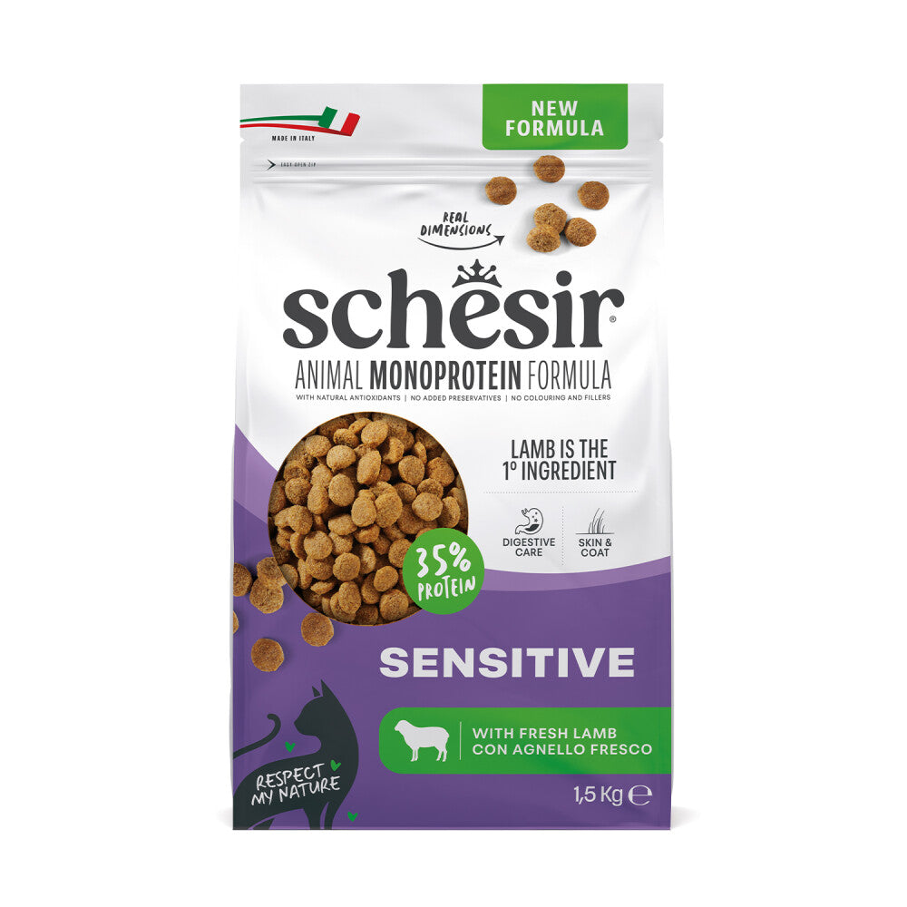 Schesir Monoprotein Sensitive Kuzulu Yetişkin Kedi Maması  | SRC: Barcode: 8005852132062