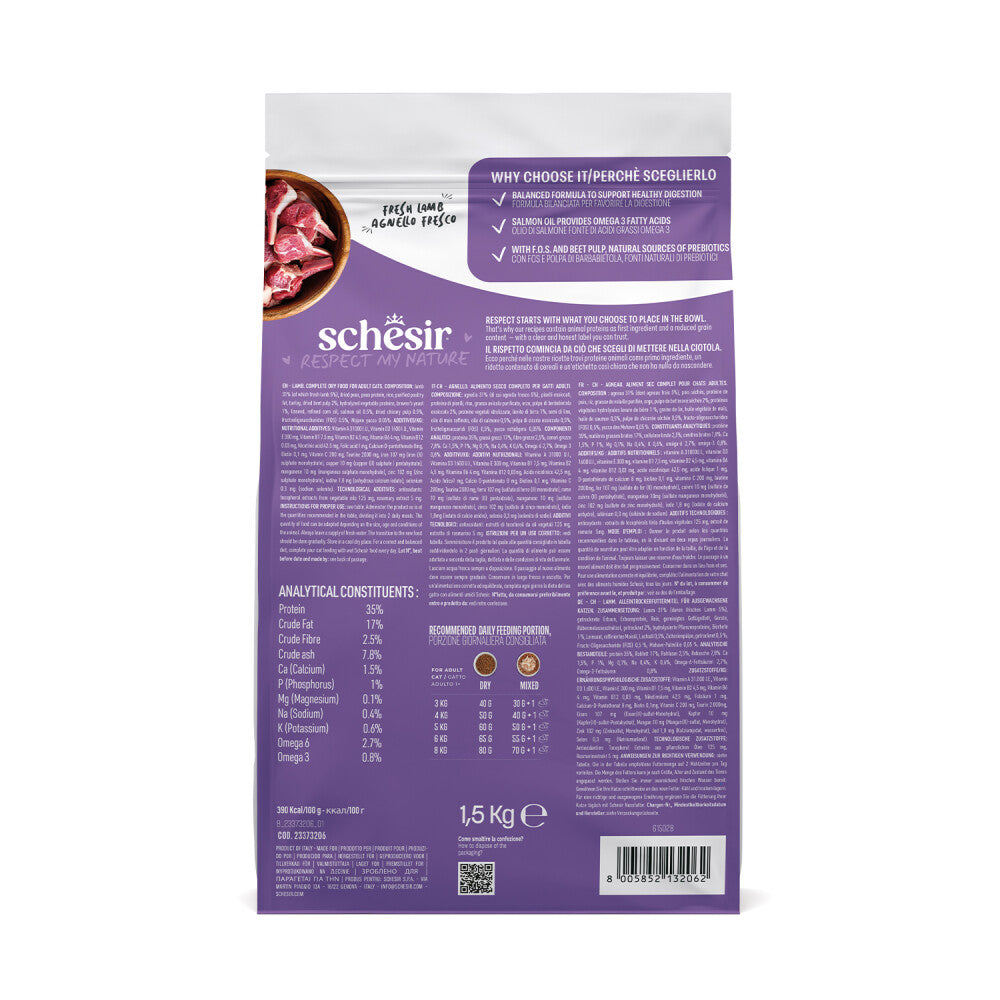 Schesir Monoprotein Sensitive Kuzulu Yetişkin Kedi Maması  | SRC: Barcode: 8005852132062