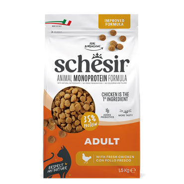 Schesir Monoprotein Tavuklu Yetişkin Kedi Maması  | SRC: Barcode: 8005852140067