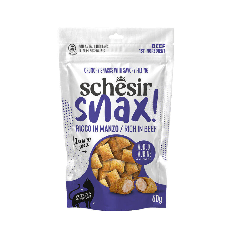 Schesir Snax Sığır Etli Dolgulu Kedi Ödül Maması  | SRC: Barcode: 8005852125200