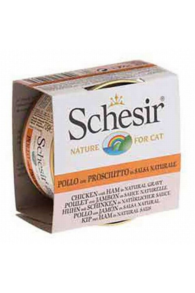 Schesir Tavuklu Ve Karidesli Soslu Yetişkin Kedi Konservesi 70 GR  | SRC: Barcode: 8005852615671