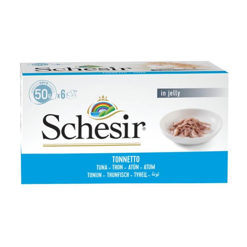 Schesir Tam Ve Dengeli Ton Balıklı Jöle İçinde Kedi Konservesi Multipack 6X50 GR  | SRC: Barcode: 8005852753007