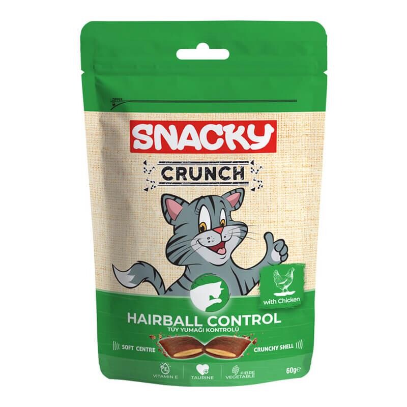 Snacky Crunchy Tavuklu Kedi Ödülü Hairball Control 60 GR  | SRC: Barcode: 8682631202279