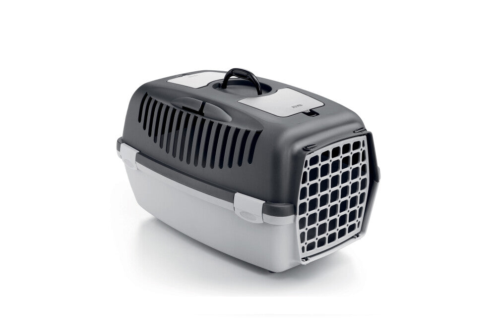 Stefanplast Gulliver 2 Kedi Ve Küçük Irk Köpekler Için Taşıma Çantası / 55X36X35CM SIYAH GRI  | SRC: Barcode: 8003507972803