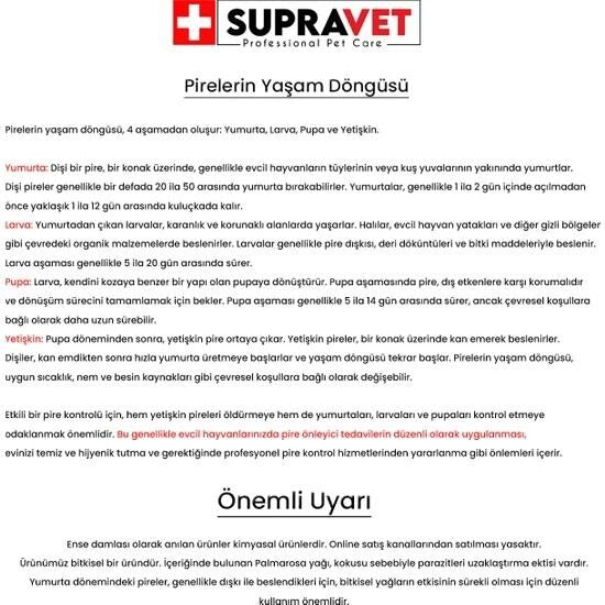 Supravet Büyük Irk Köpek Deri Ve Tüy Bakım Yağı; Bit. Pire. Kene Dış Parazit Ense Damlası 20-40 KG 5 ML  | SRC: Barcode: 8680589182834