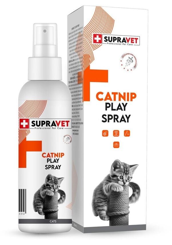 Supravet Catnip Spray Kedi Otlu Oyun Spreyi 150 ML  | SRC: Barcode: 8680589182490