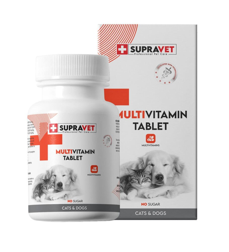 Supravet Kedi Ve Köpekler İçin Multivitamin Tablet 75 ADET  | SRC: Barcode: 8680589182476