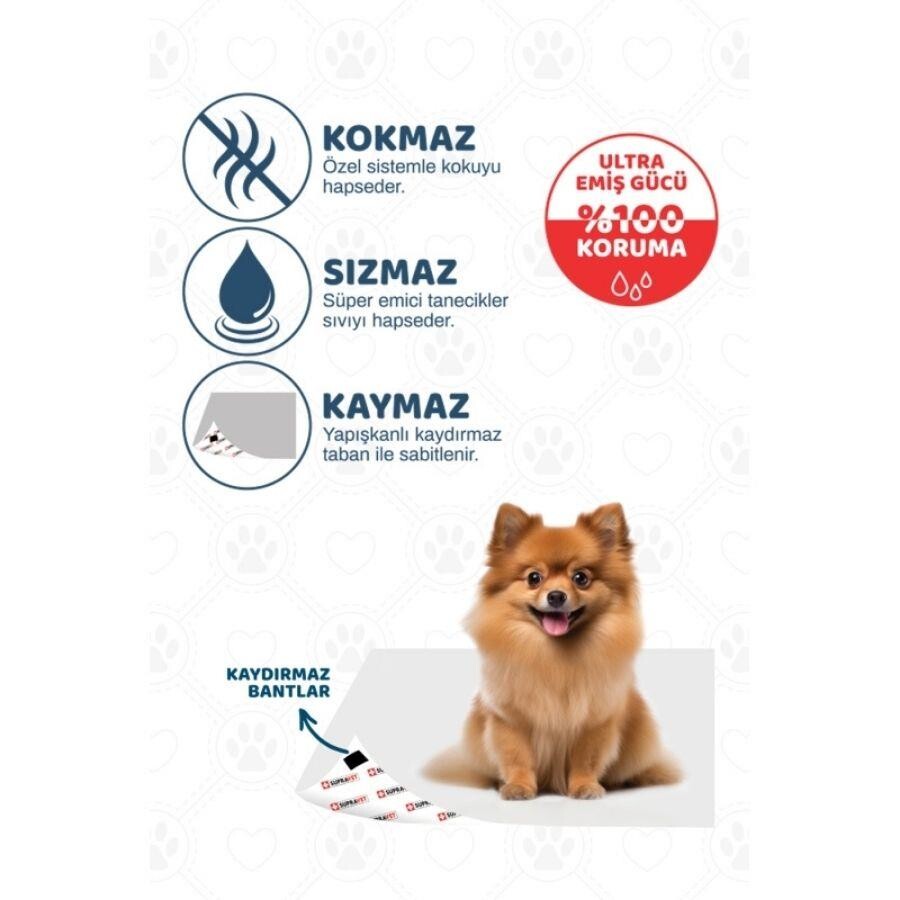 Supravet Köpek Çiş Eğitim Pedi 60X90 CM 30'LU  | SRC: Barcode: 8684272330946