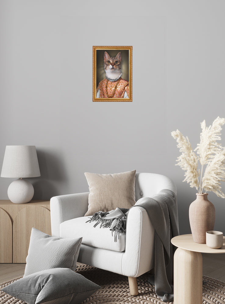 The Elegant Nedime 20x30 Çerçeveli  | SRC: Barcode: the-elegant-nedime2