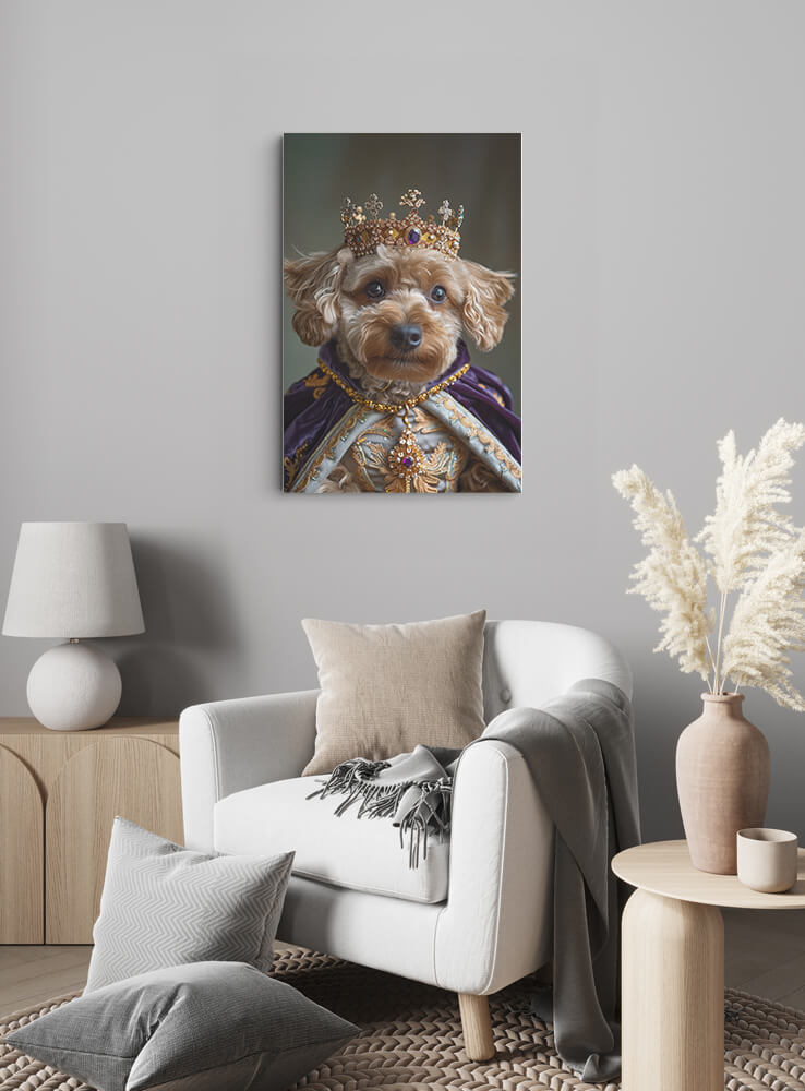The Purple Gowned Princess 40x60 Çerçevesiz  | SRC: Barcode: the-purple-gowned-princess5