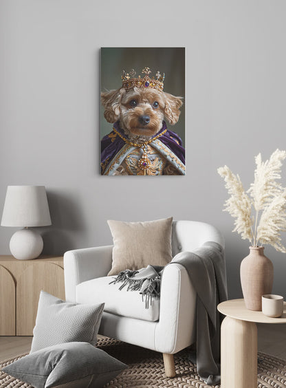The Purple Gowned Princess 40x60 Çerçevesiz  | SRC: Barcode: the-purple-gowned-princess5
