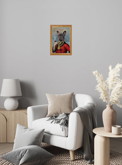 The Rich Pooch 20x30 Çerçeveli  | SRC: Barcode: the-rich-pooch2