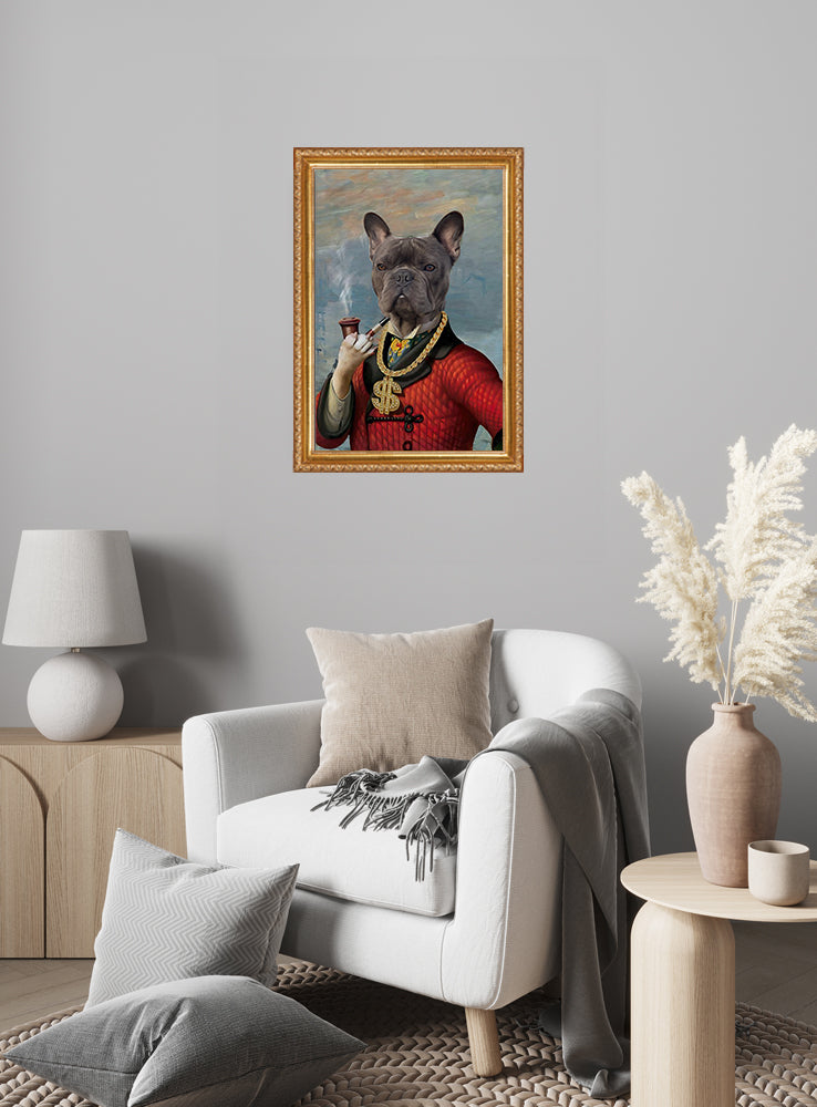 The Rich Pooch 30x40 Çerçeveli  | SRC: Barcode: the-rich-pooch4