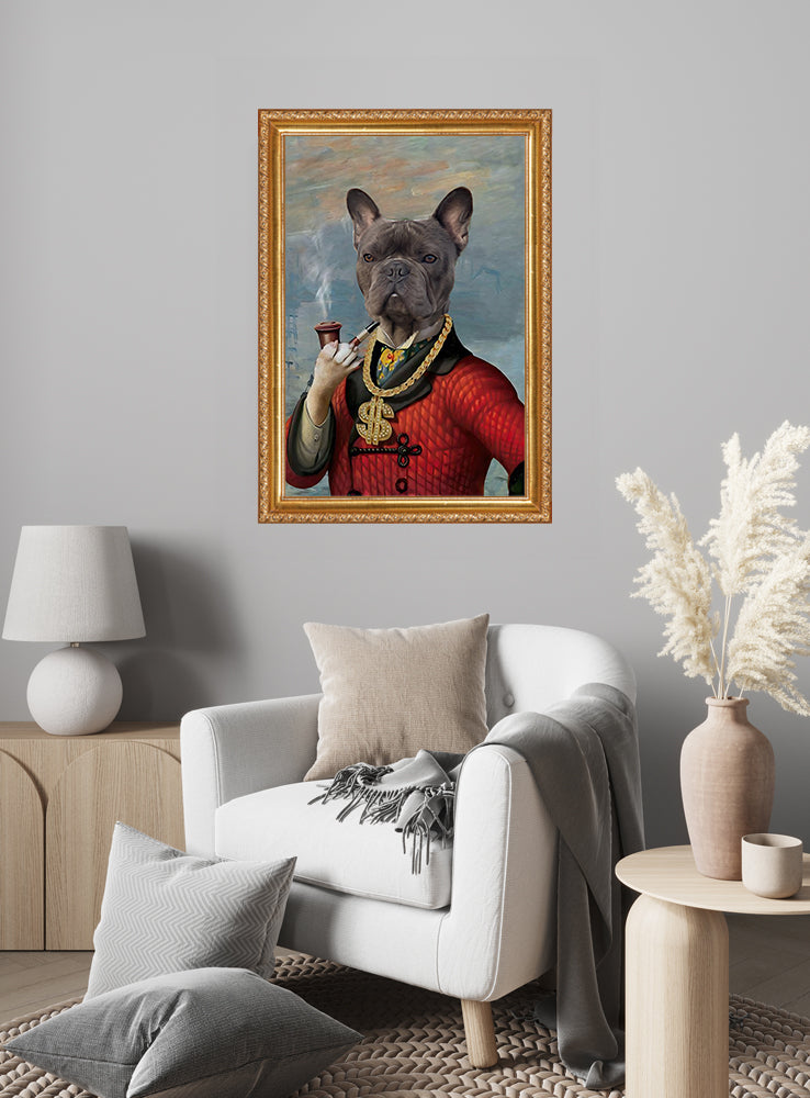 The Rich Pooch 40x60 Çerçeveli  | SRC: Barcode: the-rich-pooch6