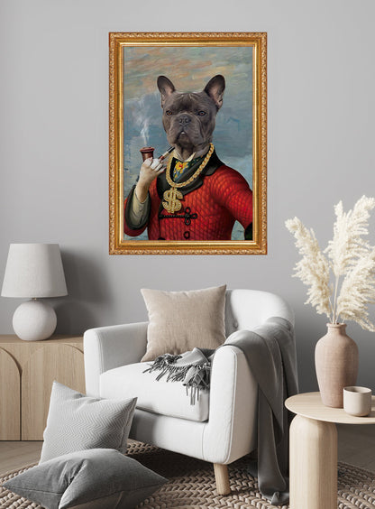 The Rich Pooch 50x70 Çerçeveli  | SRC: Barcode: the-rich-pooch8