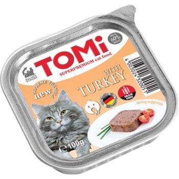 Tomi Pate Hindili Yetişkin Kedi Konservesi 100 GR  | SRC: Barcode: 4003024320051