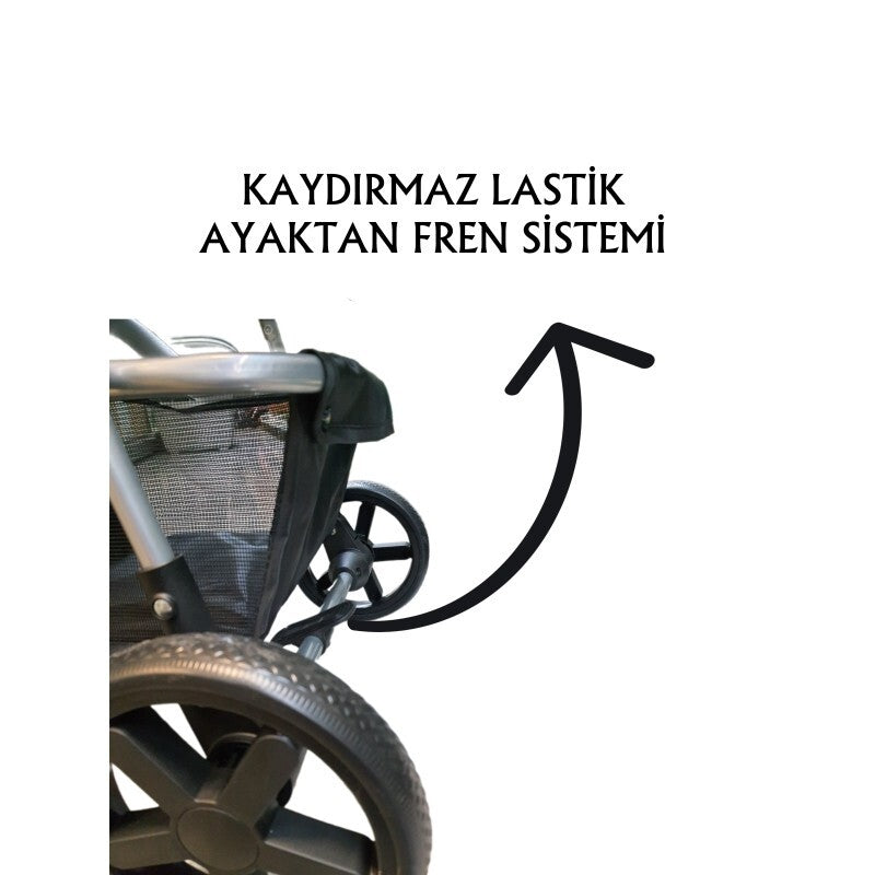 Tommy Evcil Hayvan Arabası Max 15KG 78X56X99CM TURKUAZ  | SRC: Barcode: 8681085430139