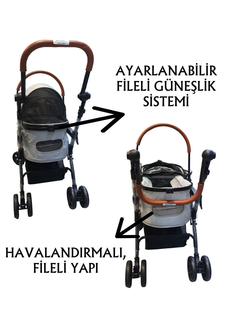 Tommy Evcil Hayvan Arabası 76. 15 KG 99 CM GRI  | SRC: Barcode: 8681085430238