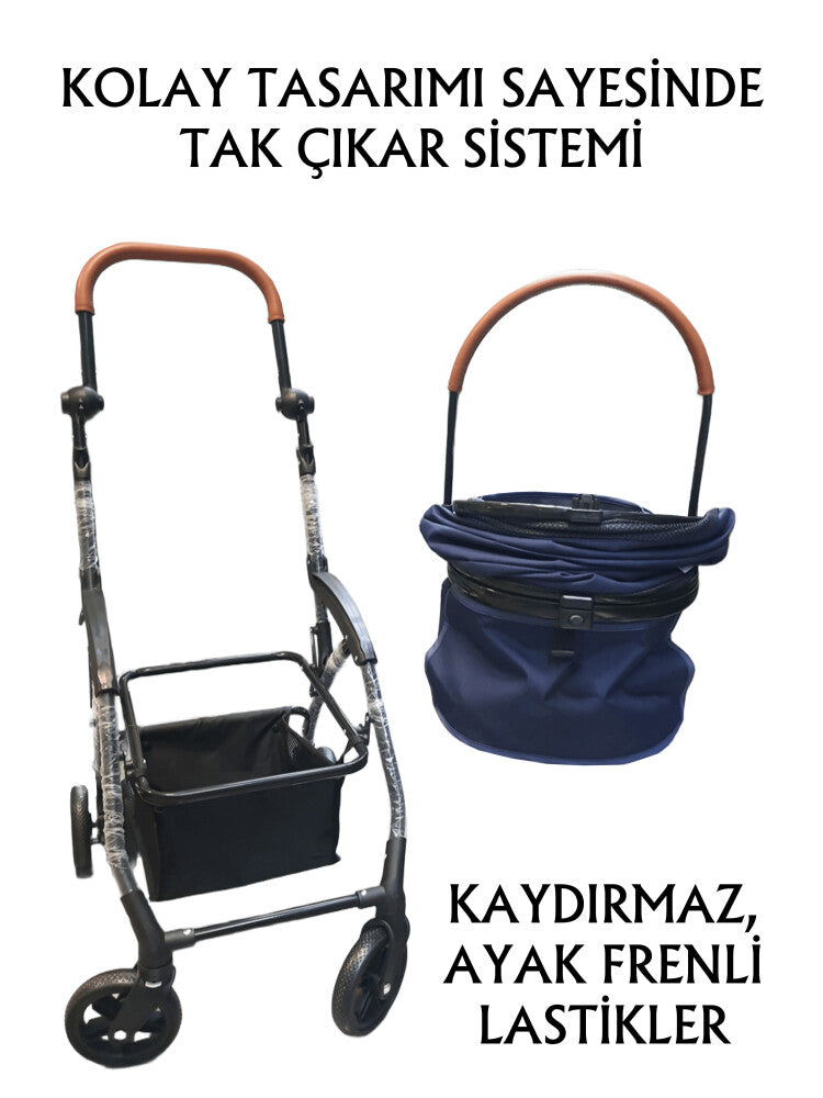 Tommy Evcil Hayvan Arabası 76. 15 KG 99 CM LACIVERT  | SRC: Barcode: 8681085430245