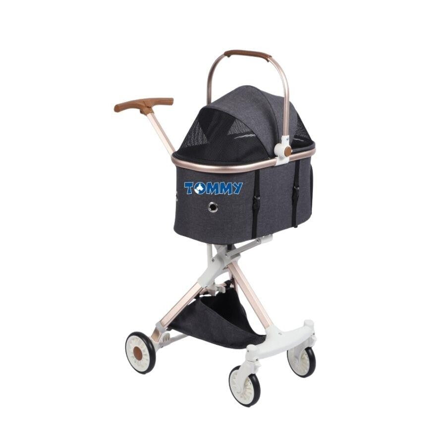 Tommy Evcil Hayvan Arabası Max 10 KG 83X48.5X110 CM GOLD FÜME  | SRC: Barcode: 8681085432232