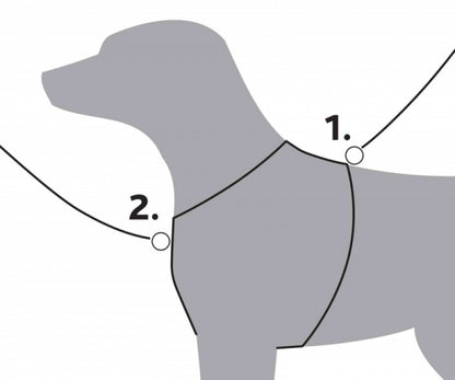 Trixie Köpek Premium Göğüs Tasması Xl 95-120CM 25MM MAVI XXL  | SRC: Barcode: 4053032404878