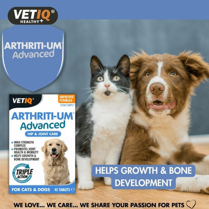 Vet Iq Arthiriti-um Kedi Ve Köpekler İçin Kalça Ve Eklem Bakımı 45 Tablet  | SRC: Barcode: 750826005719