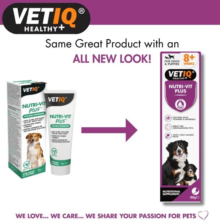 Vet Iq Nutri-vit Plus Yetişkin Ve Yavru Köpekler İçin Vitamin Ve Mineral Takviyesi 100 GR  | SRC: Barcode: 750826005498