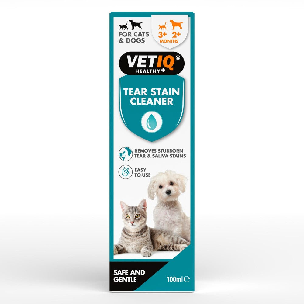 Vet Iq Tear Stain Remover Kedi Ve Köpek Gözyaşı Leke Çıkarıcı 100 ML  | SRC: Barcode: 750826000806