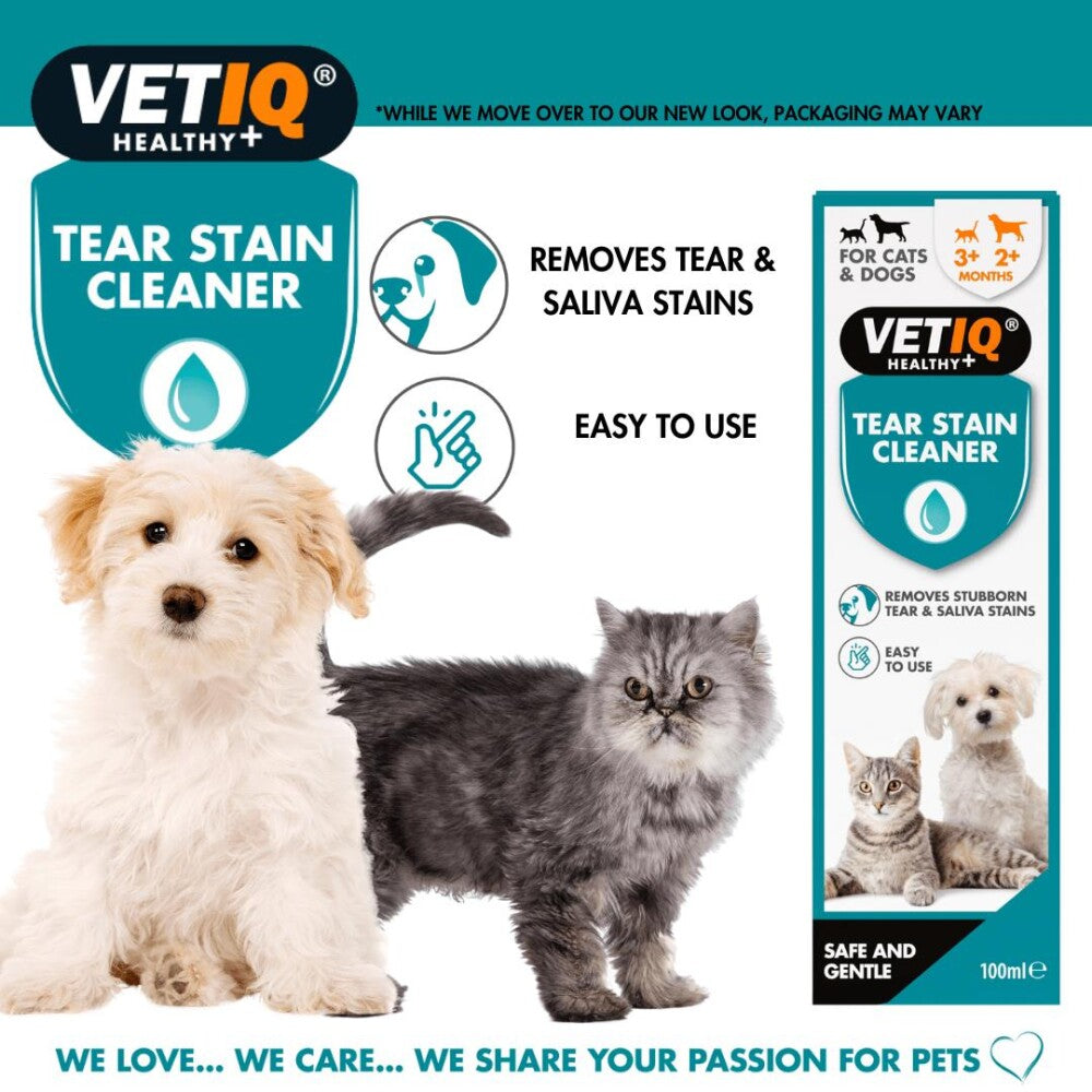Vet Iq Tear Stain Remover Kedi Ve Köpek Gözyaşı Leke Çıkarıcı 100 ML  | SRC: Barcode: 750826000806