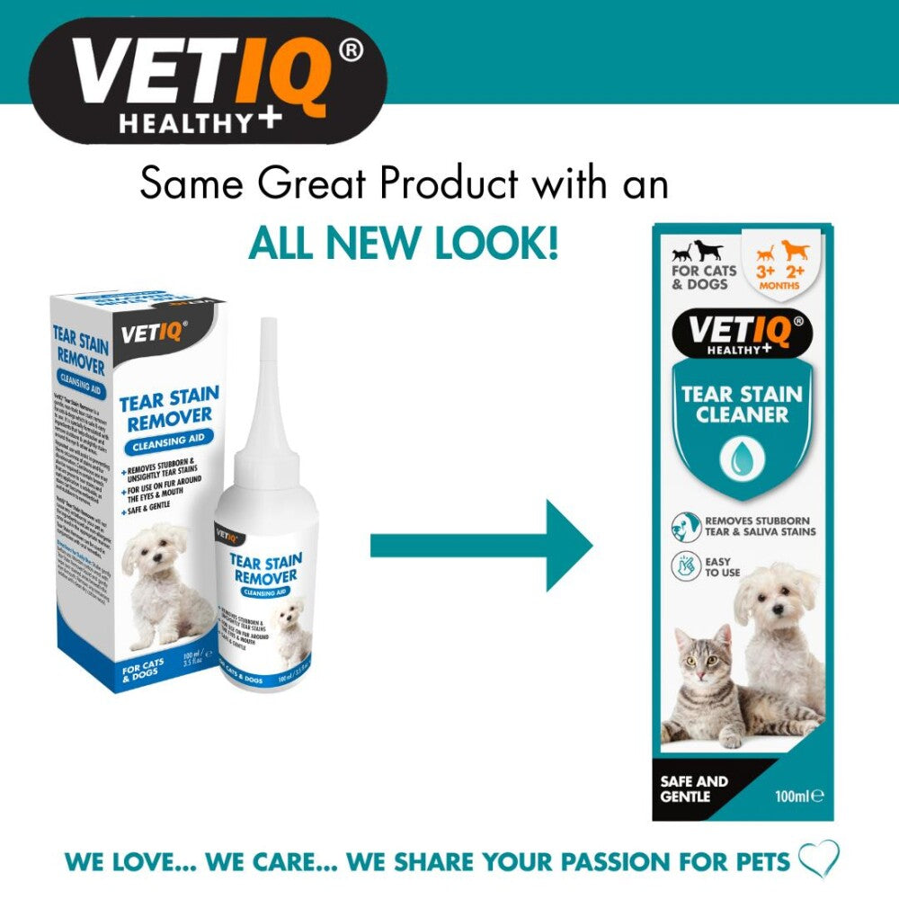 Vet Iq Tear Stain Remover Kedi Ve Köpek Gözyaşı Leke Çıkarıcı 100 ML  | SRC: Barcode: 750826000806