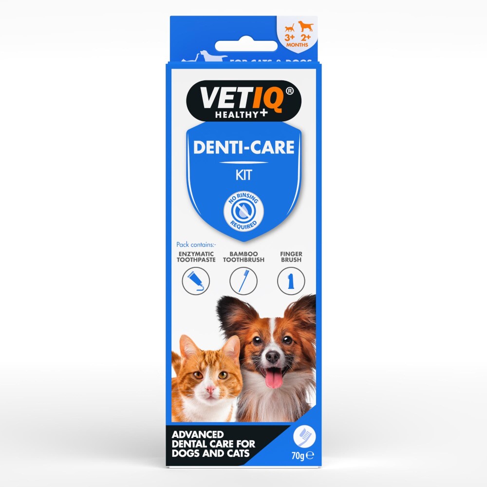 Vet Iq Denti Care Kedi Köpek İçin Diş Macunu Ve Diş Fırçası Seti  | SRC: Barcode: 750826006273