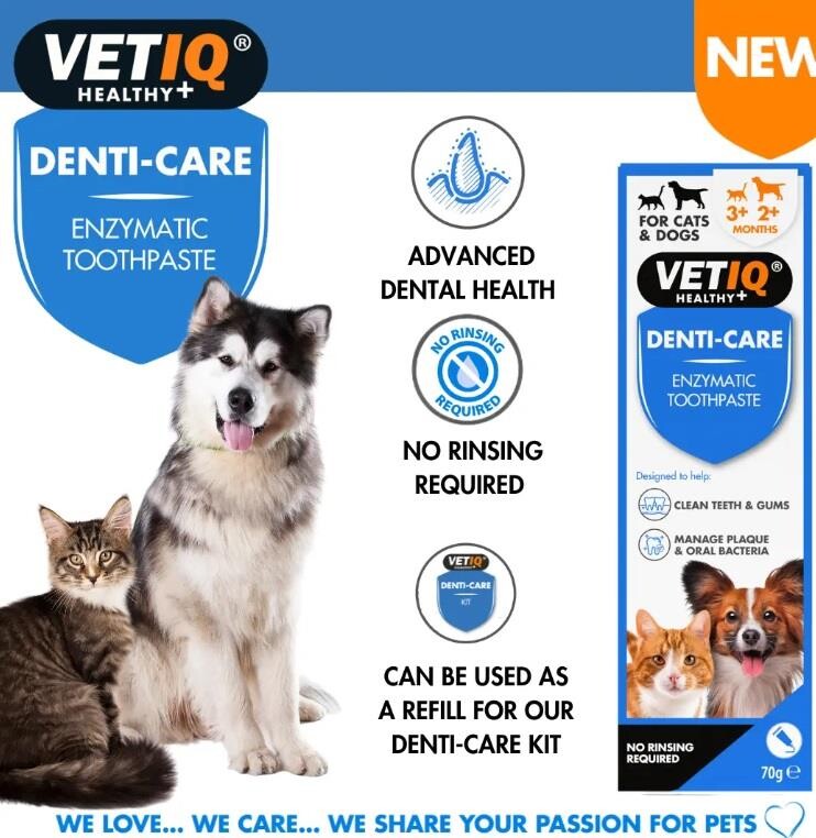 Vet Iq Denti Care Kedi Köpek İçin Diş Macunu Ve Diş Fırçası Seti  | SRC: Barcode: 750826006273