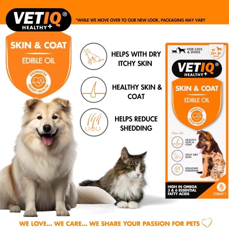 Vet Iq Kedi Ve Köpek İçin Deri Ve Tüy Besleyici Omega Katkılı Vitamin 250 ML  | SRC: Barcode: 750826005368