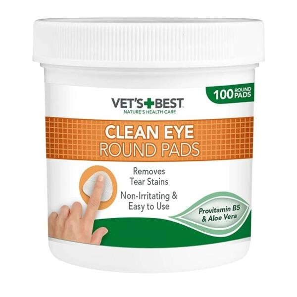 Vet's Best Kedi Ve Köpekler İçin Aloe Vera Özlü Göz Temizleme Pedi 100'LÜ  | SRC: Barcode: 031658803620