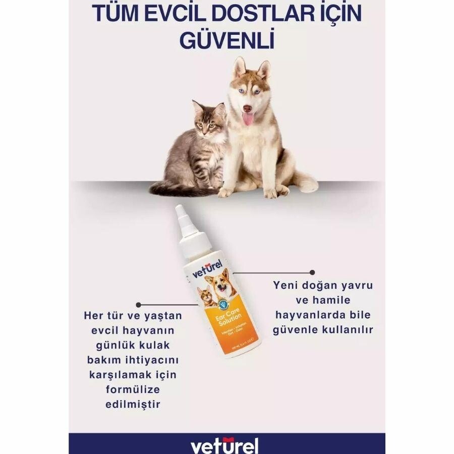 Veturel Kedi Ve Köpekler İçin Ağız Göz Ve Kulak Bakım Spreyi Başlangıç Seti 3X100 ML  | SRC: Barcode: AVNTJ0001