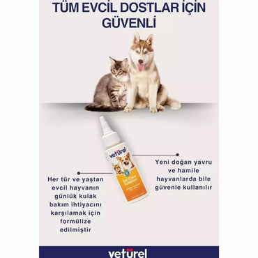 Veturel Kedi Ve Köpekler İçin Ağız Göz Ve Kulak Bakım Spreyi Başlangıç Seti 3X100 ML  | SRC: Barcode: AVNTJ0001