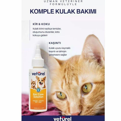 Veturel Kedi Ve Köpekler İçin Ağız Göz Ve Kulak Bakım Spreyi Başlangıç Seti 3X100 ML  | SRC: Barcode: AVNTJ0001