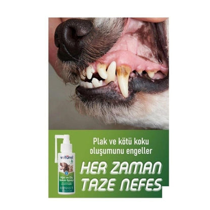 Veturel Kedi Ve Köpekler İçin Ağız Ve Diş Bakım Spreyi 100 ML  | SRC: Barcode: 8683489080521