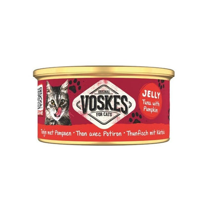 Voskes Jelly Ton Balığı Ve Balkabaklı Yetişkin Kedi Konservesi 85 GR  | SRC: Barcode: 8711242016484