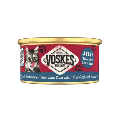 Voskes Jelly Ton Balığı Ve Çipura Yetişkin Kedi Konservesi 85 GR  | SRC: Barcode: 8711242016415