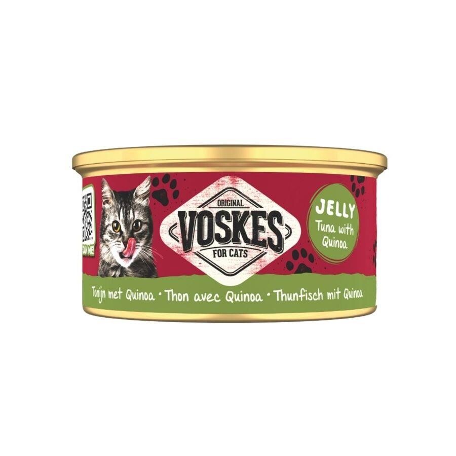 Voskes Jelly Ton Balığı Ve Kinoalı Yetişkin Kedi Konservesi 85 GR  | SRC: Barcode: 8711242016514