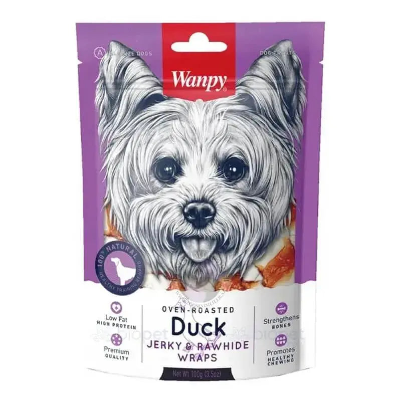 Wanpy Deri Üzerine Ördek Sarılı Köpek Ödülü 100 GR  | SRC: Barcode: 6927749820352