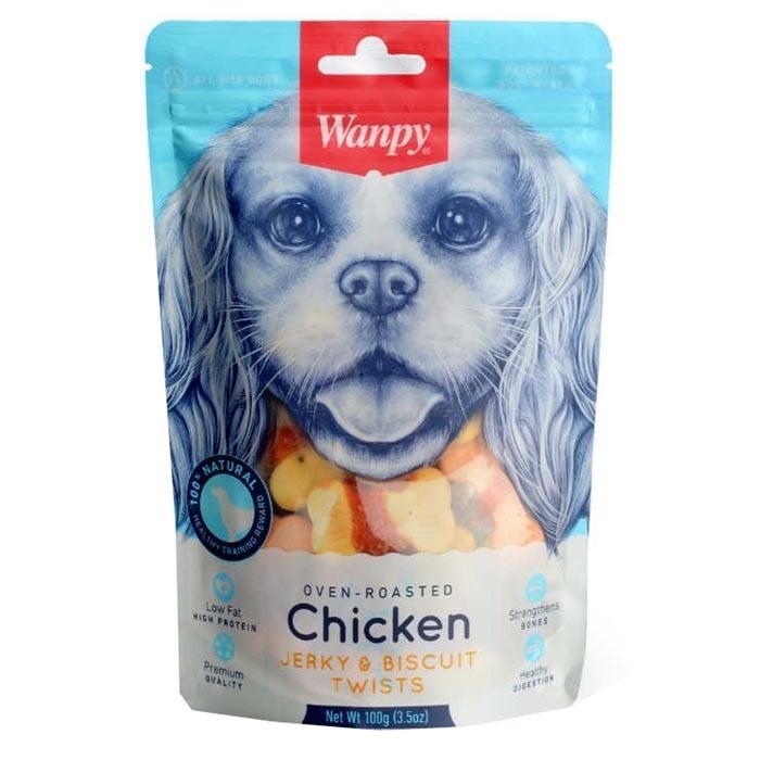 Wanpy Kalsiyumlu Gerçek Tavuk Sargılı Bisküvi Köpek Ödülü 100 GR  | SRC: Barcode: 6927749810889