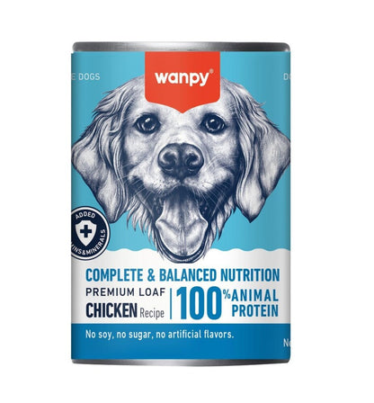 Wanpy Tavuk Etli Tahılsız Yetişkin Köpek Konservesi 375 GR  | SRC: Barcode: 6927749850281