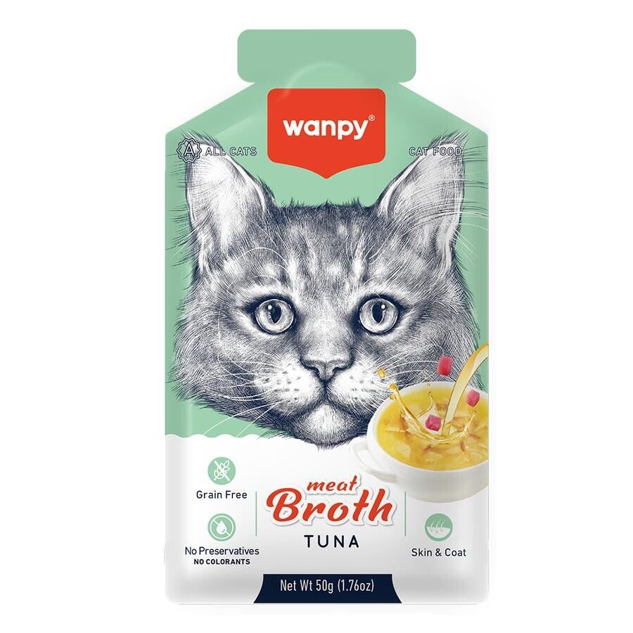 Wanpy Ton Balıklı Kedi Çorbası (6 Al 5 Öde) 50 GR  | SRC: Barcode: 6927749871705-6