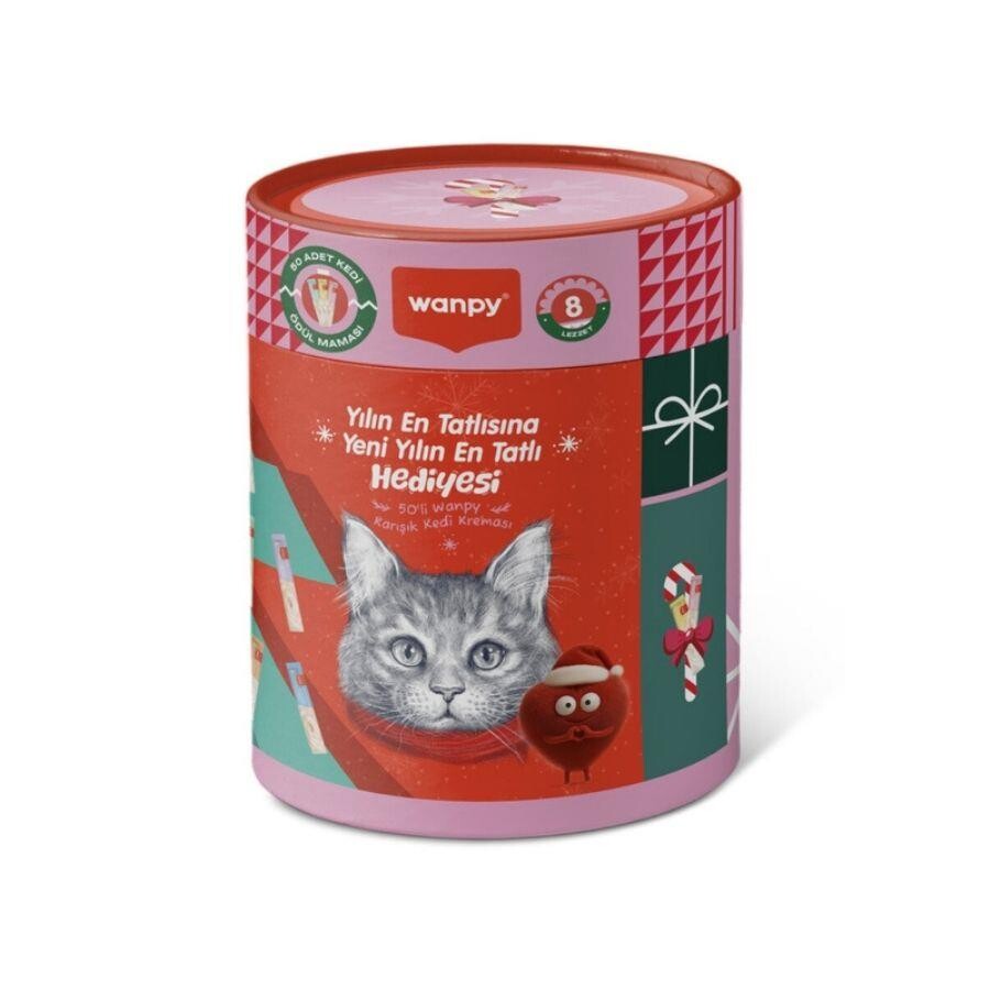 Wanpy Yılbaşı Paketi Sıvı Krema Kedi Ödülü 50'LI  | SRC: Barcode: 8682631211844